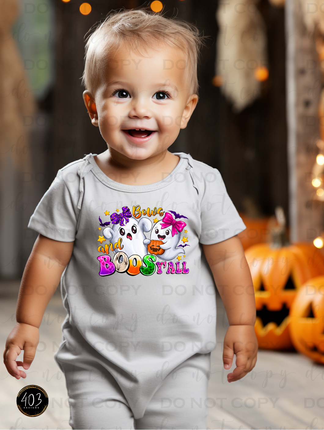 Bows and Boos Y'all DTF Transfer