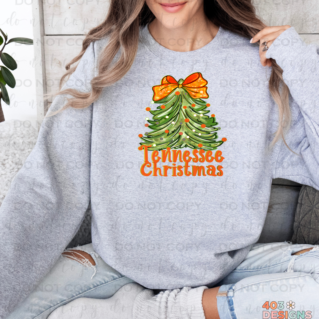 Tennessee Christmas Tree DTF Transfer