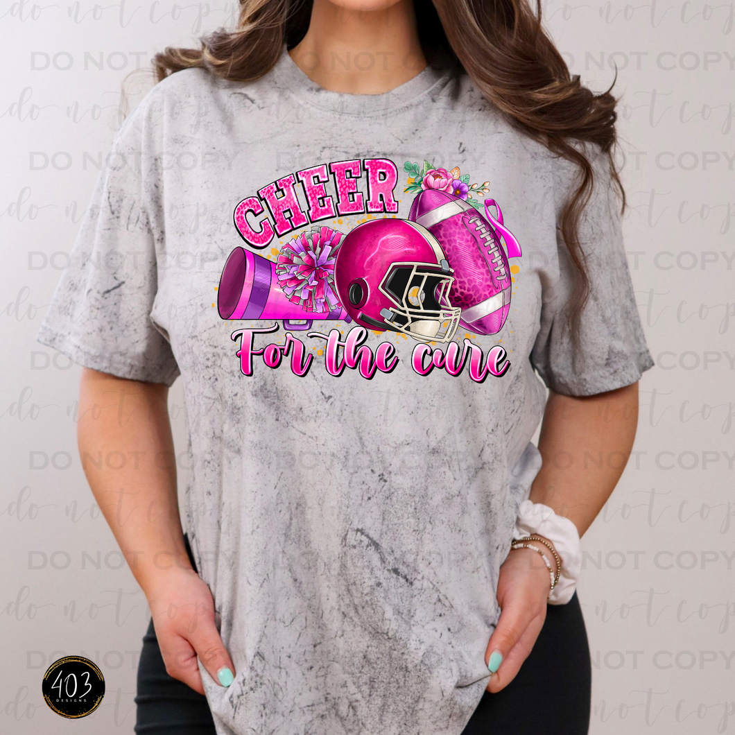Cheer For The Cure DTF Transfer