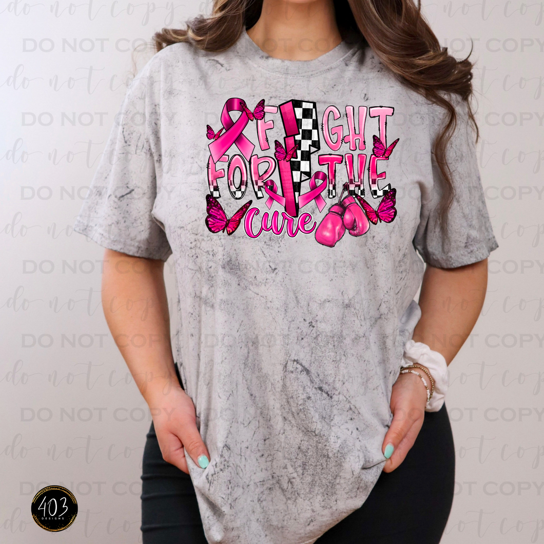 Fight For The Cure DTF Transfer