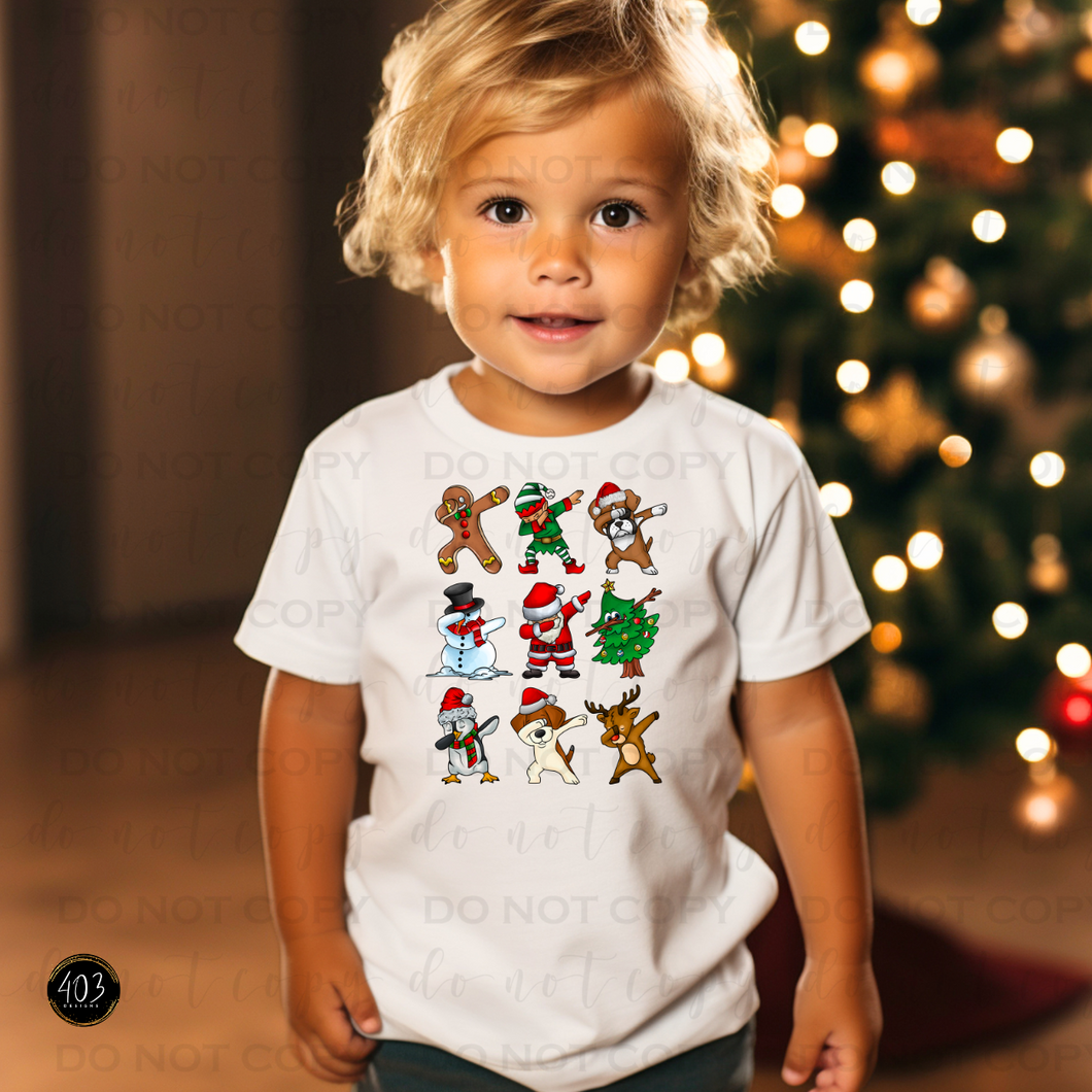 Christmas Dabs DTF Transfer