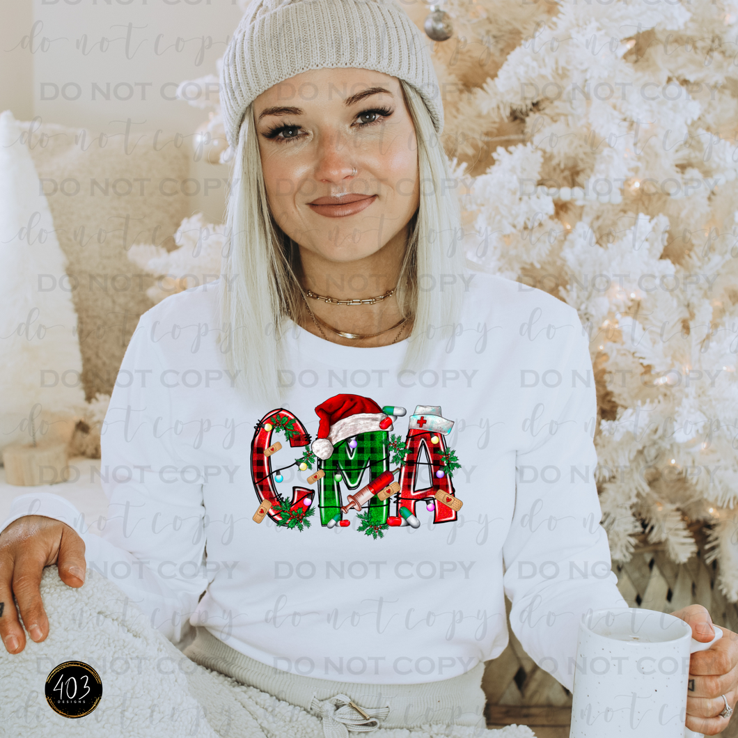 Christmas CMA DTF Transfer