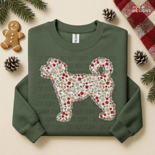 Load image into Gallery viewer, Plaid Floral Dog DTF Transfer
