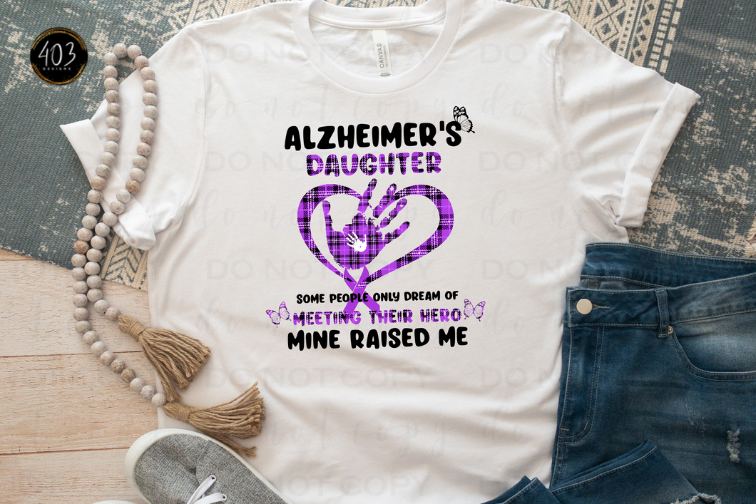 Alzheimer's Daughter DTF Transfer