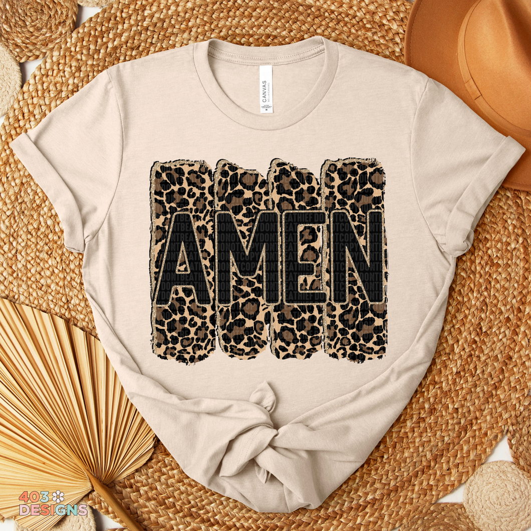 Amen Leopard DTF Transfer