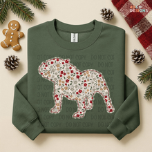 Load image into Gallery viewer, Plaid Floral Dog DTF Transfer
