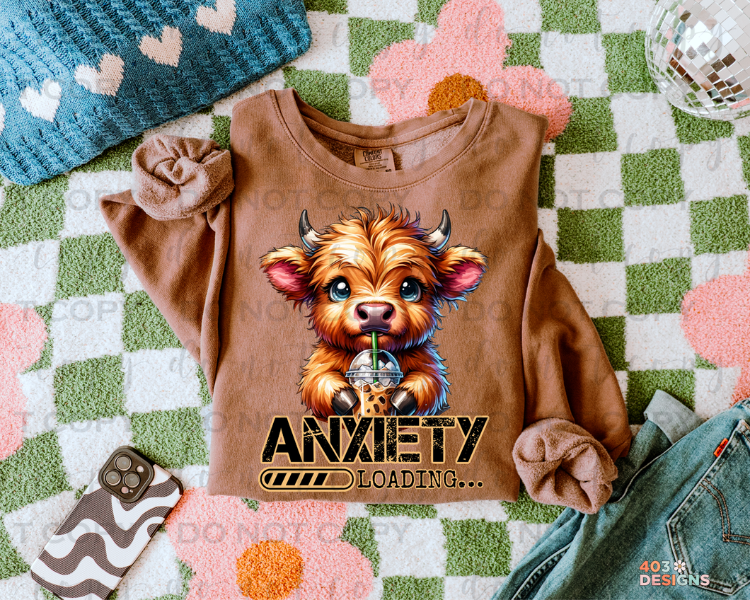 Anxiety Loading DTF Transfer