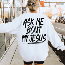 Load image into Gallery viewer, Ask me About My Jesus DTF Transfer Set
