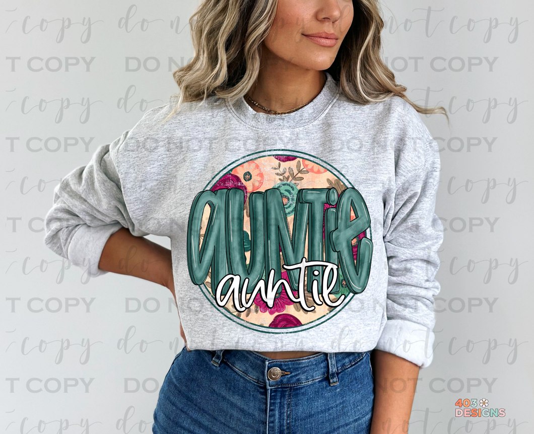 Floral Name/Title Personalized DTF Transfer