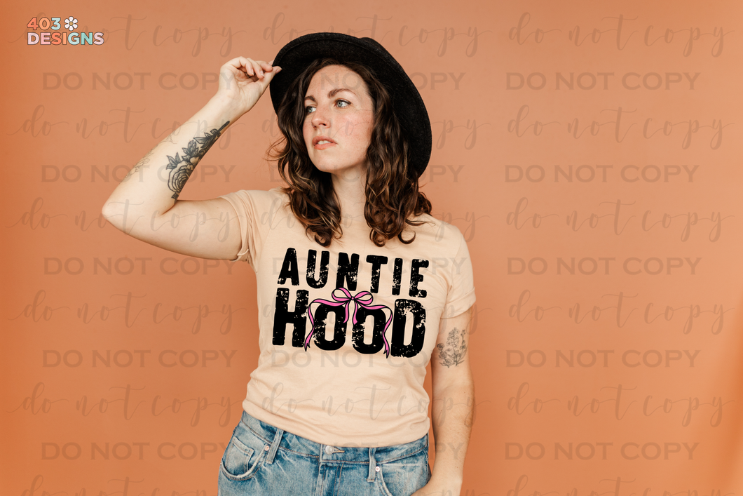 Auntie Hood DTF Transfer