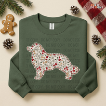 Load image into Gallery viewer, Plaid Floral Dog DTF Transfer
