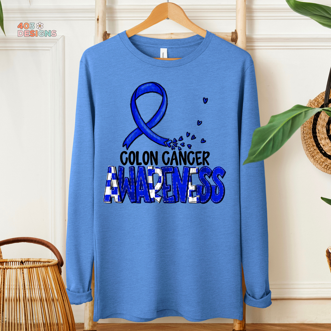Awareness Colon Cancer DTF Transfer
