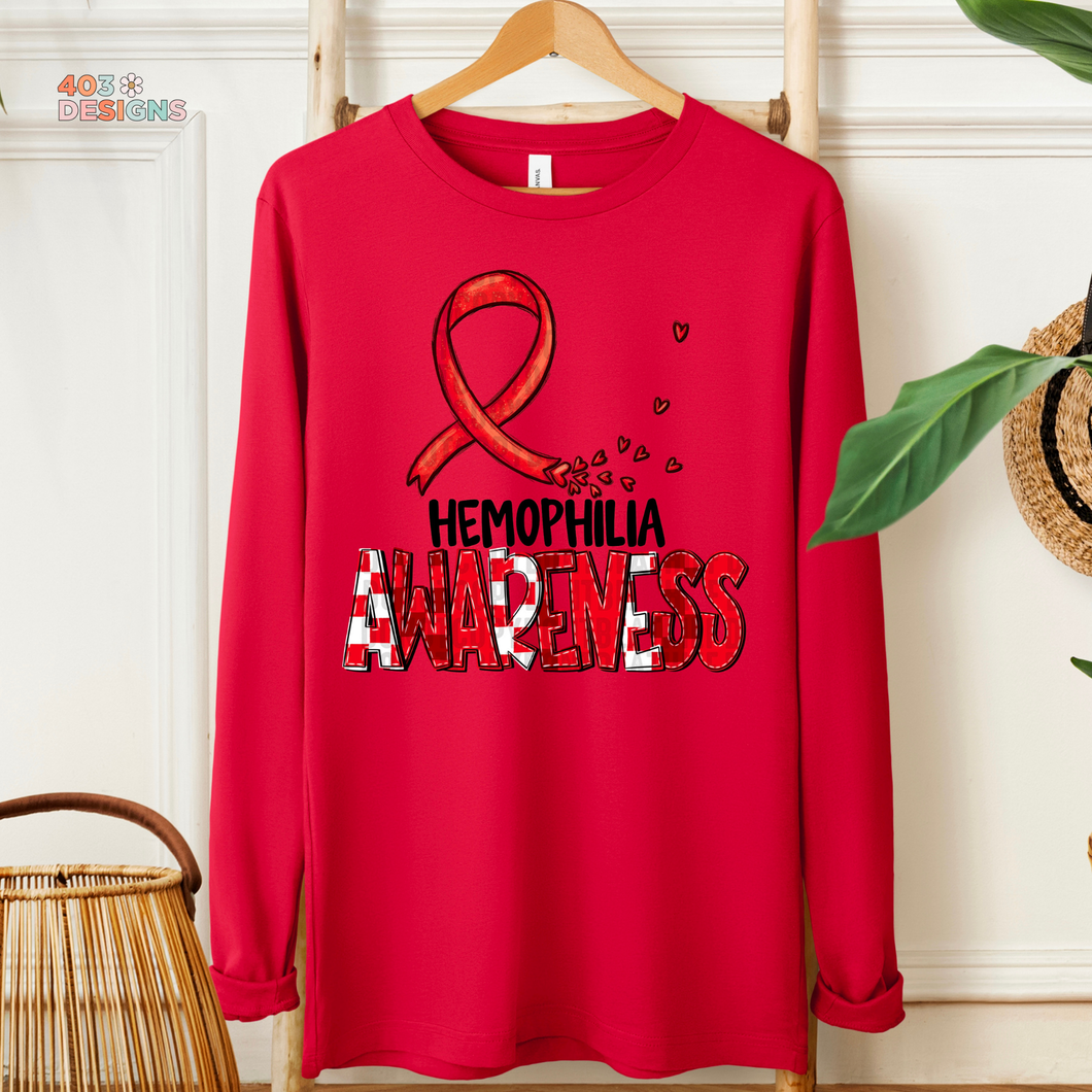Awareness Hemophilia DTF Transfer