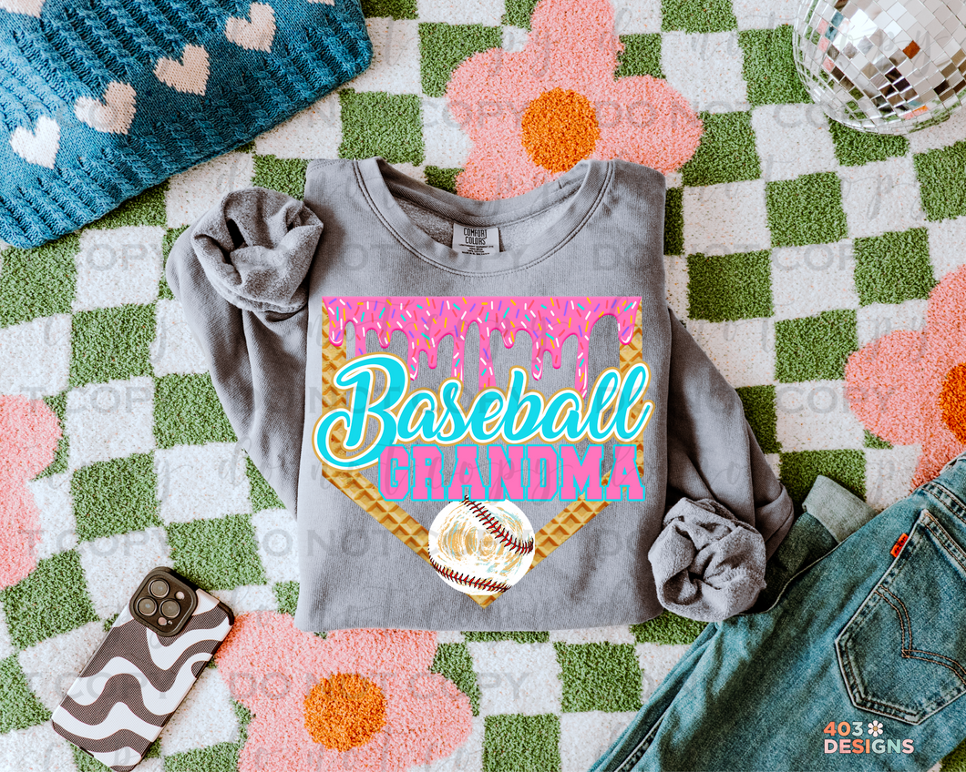 Baseball Drip Personalized DTF Transfer