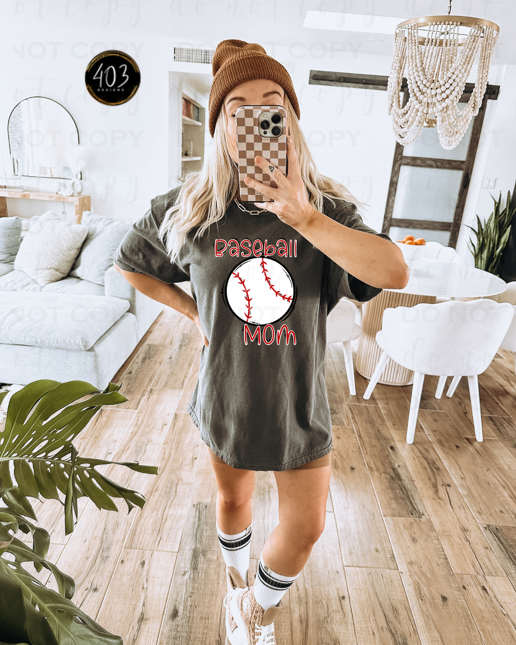 Baseball Mom DTF Transfer