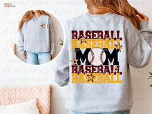 Load image into Gallery viewer, Baseball Mom Personalized DTF Transfer Set
