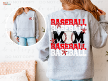 Load image into Gallery viewer, Baseball Mom Personalized DTF Transfer Set
