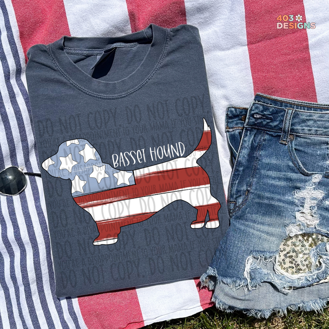 Patriotic Animal Breeds DTF Transfer