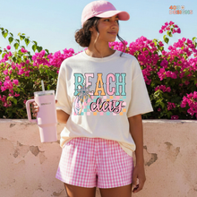 Load image into Gallery viewer, Beach Day Checkered DTF Transfer
