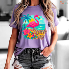 Load image into Gallery viewer, Beach Day Flamingo DTF Transfer

