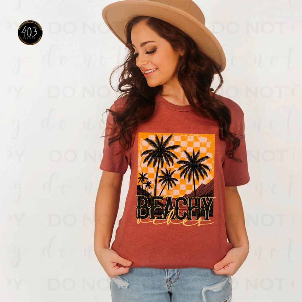 Beachy Vibes DTF Transfer