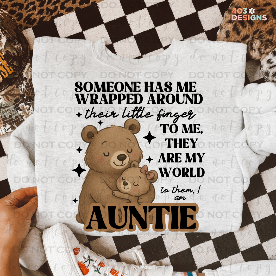 Bear Title Personalized DTF Transfer