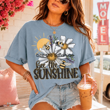 Load image into Gallery viewer, Bee The Sunshine DTF Transfer
