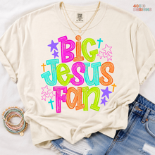 Load image into Gallery viewer, Big Jesus Fan DTF Transfer
