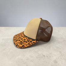 Load image into Gallery viewer, Black &amp; Leopard Blank Foam Hat
