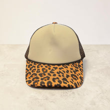 Load image into Gallery viewer, Black &amp; Leopard Blank Foam Hat
