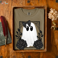 Load image into Gallery viewer, Black White Ghost DTF Transfer
