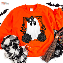 Load image into Gallery viewer, Black White Ghost DTF Transfer
