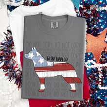 Load image into Gallery viewer, Patriotic Animal Breeds DTF Transfer
