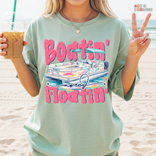 Load image into Gallery viewer, Boatin' Floatin' Pontoon DTF Transfer
