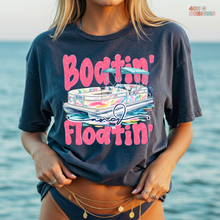 Load image into Gallery viewer, Boatin' Floatin' Pontoon DTF Transfer
