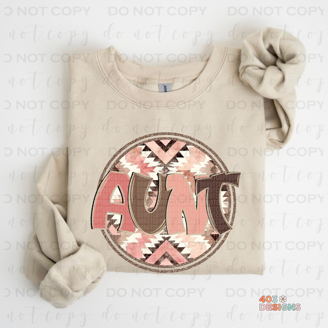 Boho Title DTF Transfer