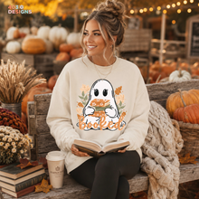 Load image into Gallery viewer, Booked Floral Ghost DTF Transfer
