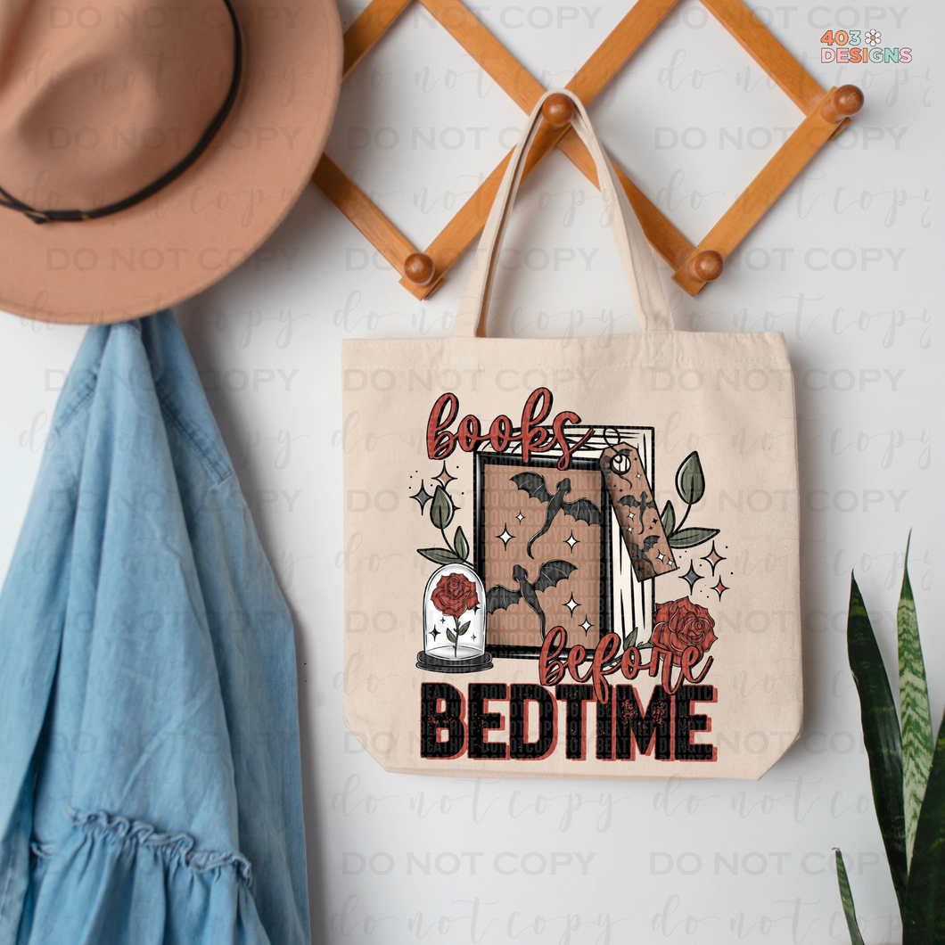 Books Before Bedtime DTF Transfer