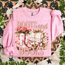 Load image into Gallery viewer, Boots And Books DTF Transfer
