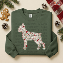 Load image into Gallery viewer, Plaid Floral Dog DTF Transfer
