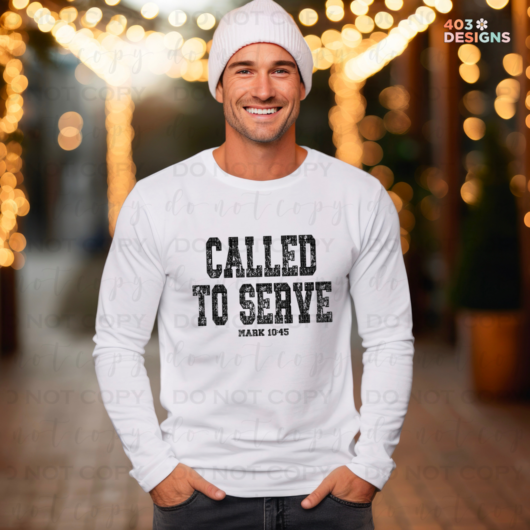 Called To Serve DTF Transfer