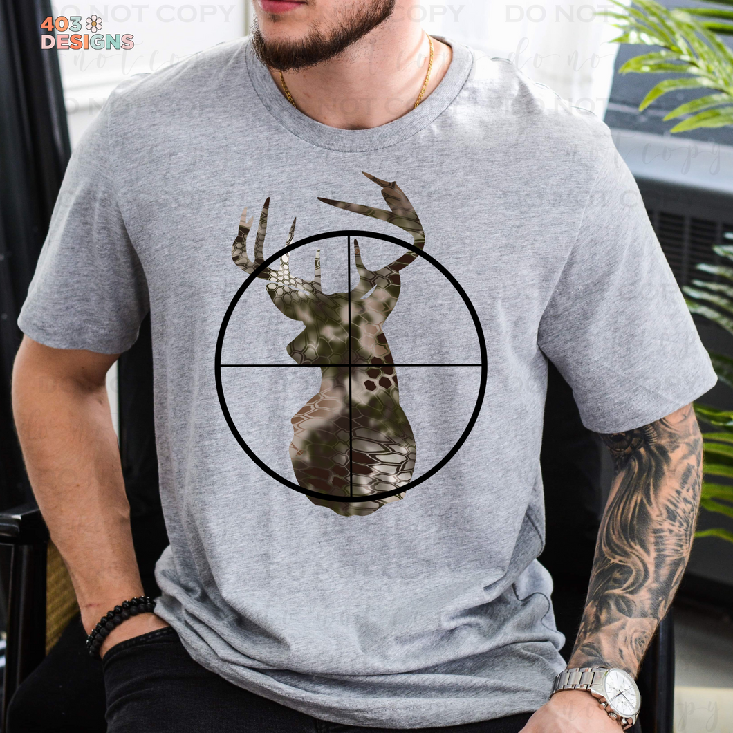 Camo Deer DTF Transfer