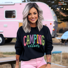 Load image into Gallery viewer, Camping Vibes DTF Transfer
