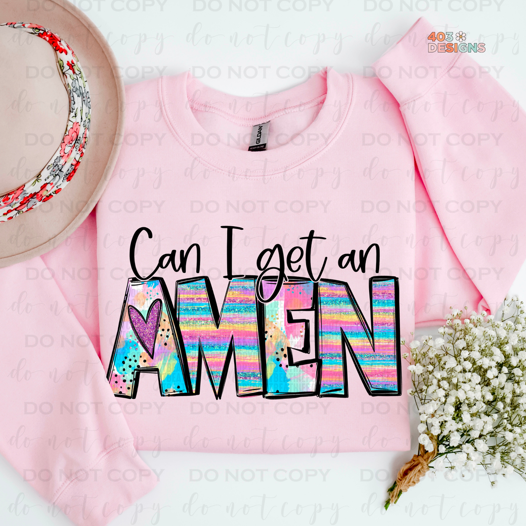 Can I Get An Amen DTF Transfer