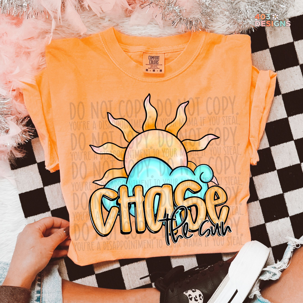 Chase The Sun DTF Transfer