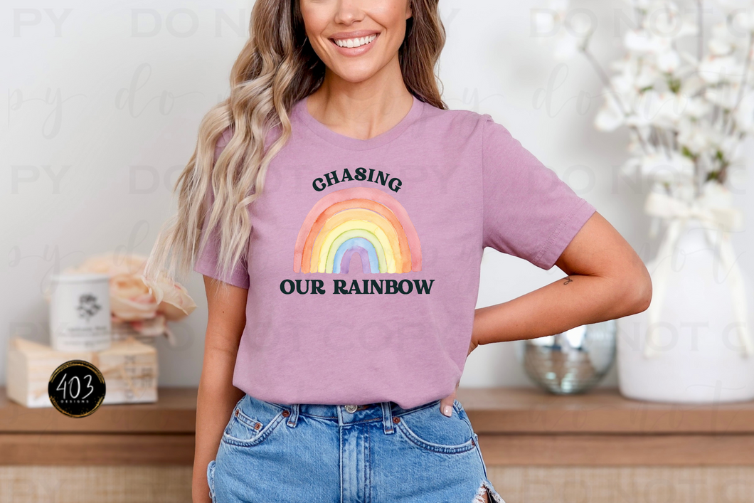 Chasing Our Rainbow DTF Transfer