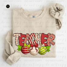 Load image into Gallery viewer, Christmas Bells Personalized DTF Transfer
