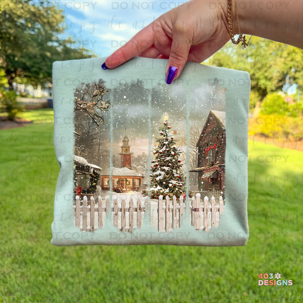 Christmas Brushstroke DTF Transfer