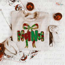 Load image into Gallery viewer, Christmas Plaid Personalized DTF Transfer
