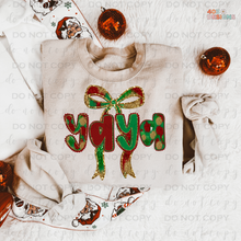 Load image into Gallery viewer, Christmas Plaid Personalized DTF Transfer
